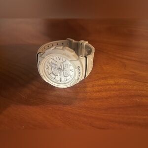 G-Shock White Resin Digital-Analog Sport Watch